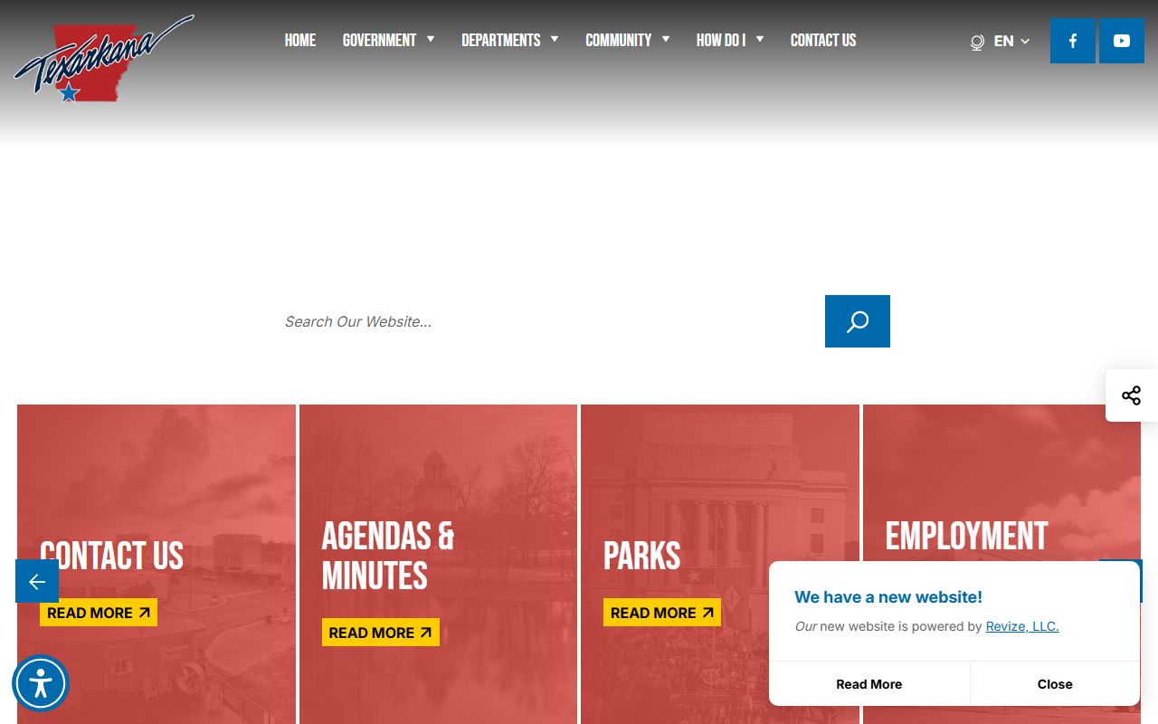 Texarkana People Search via City of Texarkana AR official portal