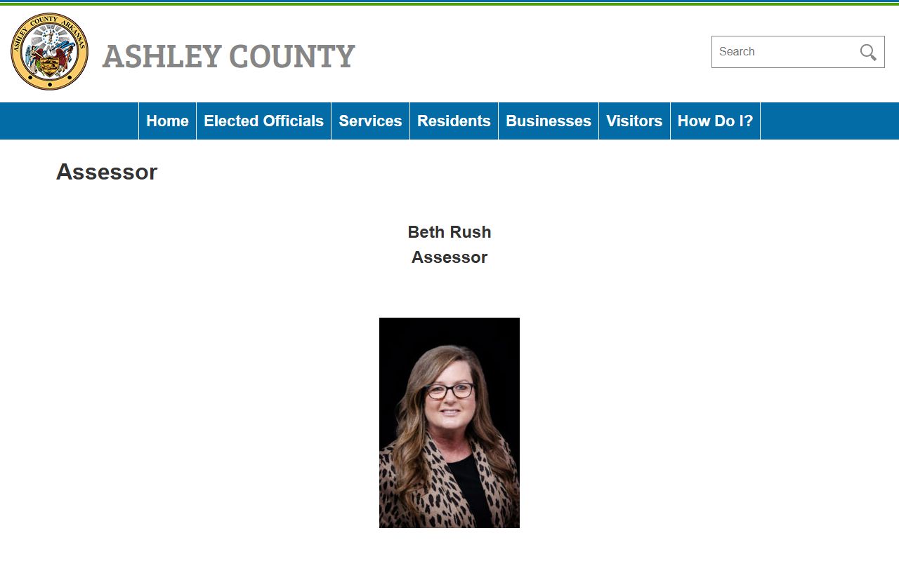 Ashley County People Search through Property Assessor portal