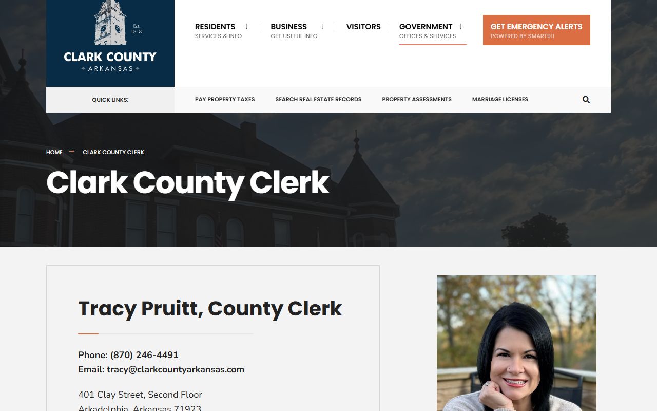 Clark County People Search via County Clerk