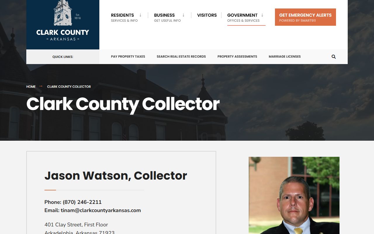 Clark County People Search via Tax Collector