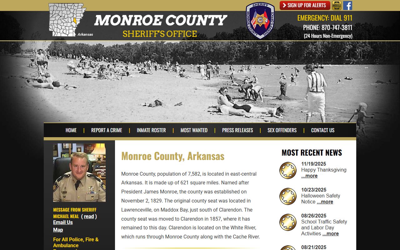 Monroe County People Search via Monroe County Sheriff records